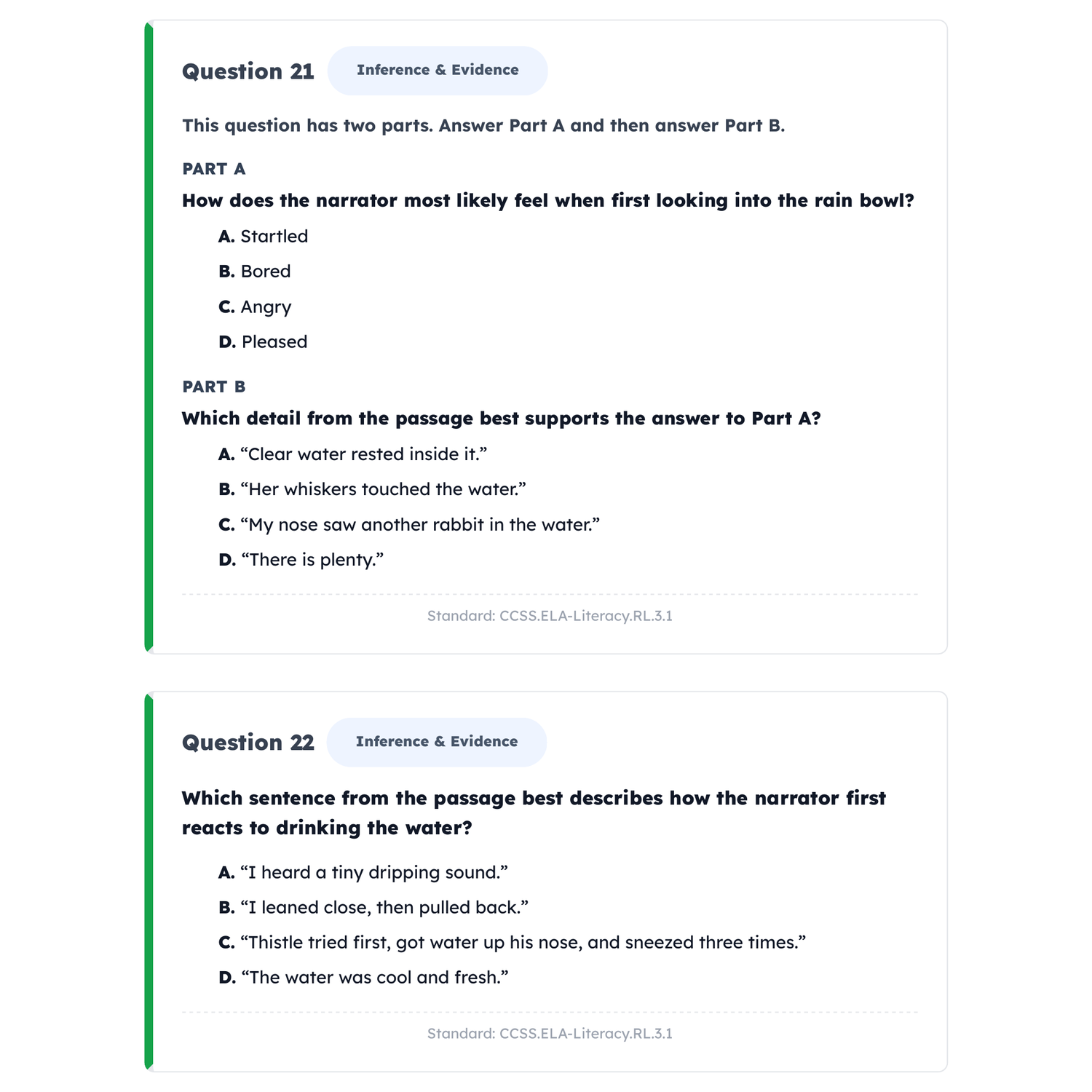 California CAASPP ELA Intensive Prep | 3rd Grade | All 4 Levels (2367-2490+) preview 3