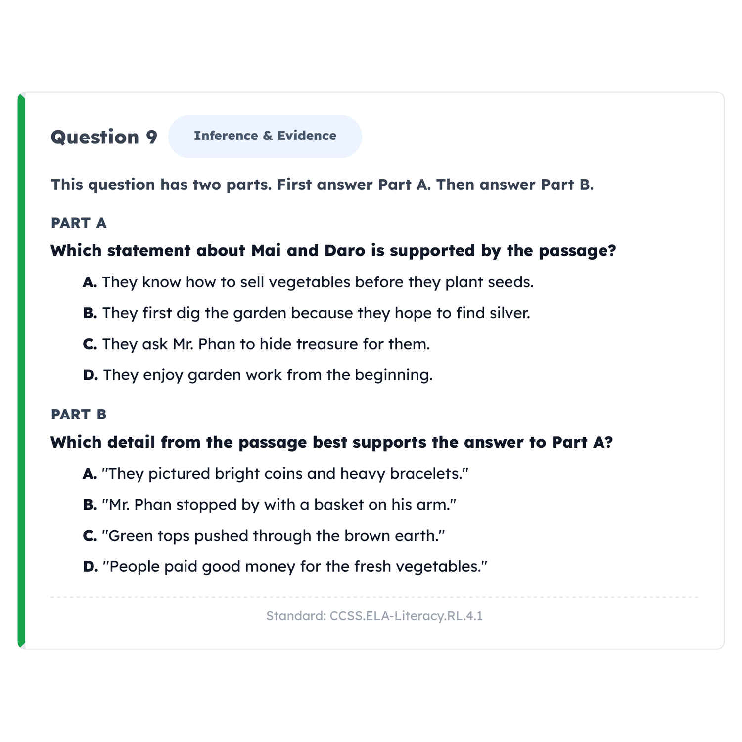 California CAASPP ELA Intensive Prep | 4th Grade | All 4 Levels (2416-2533+) preview 3