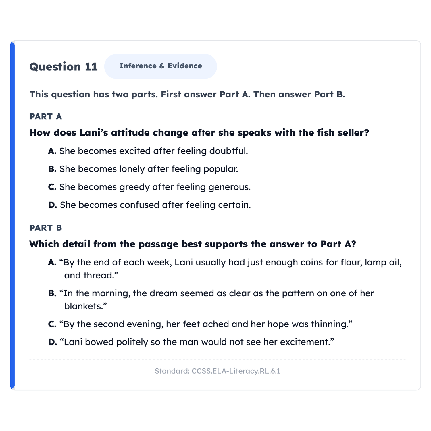 California CAASPP ELA Intensive Prep | 5th Grade | All 4 Levels (2442-2582+) preview 3