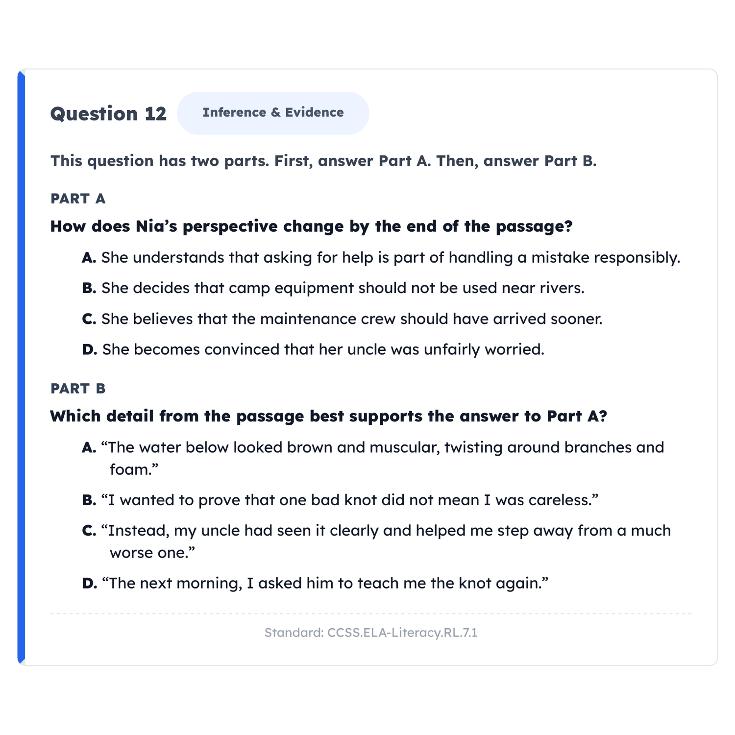 Delaware DESSA ELA Intensive Test Prep | 6th Grade | All 4 Levels (2457-2618+) preview 3