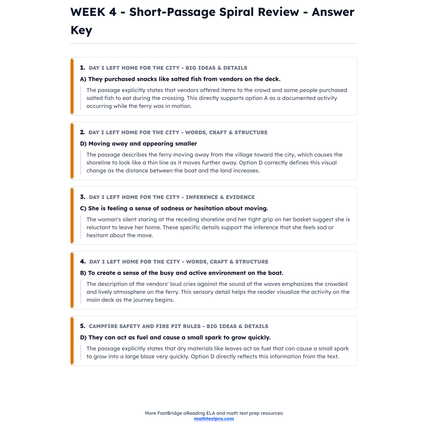 FastBridge aReading ELA Intensive Test Prep | 4th Grade | All 4 Levels (502-556) preview 4