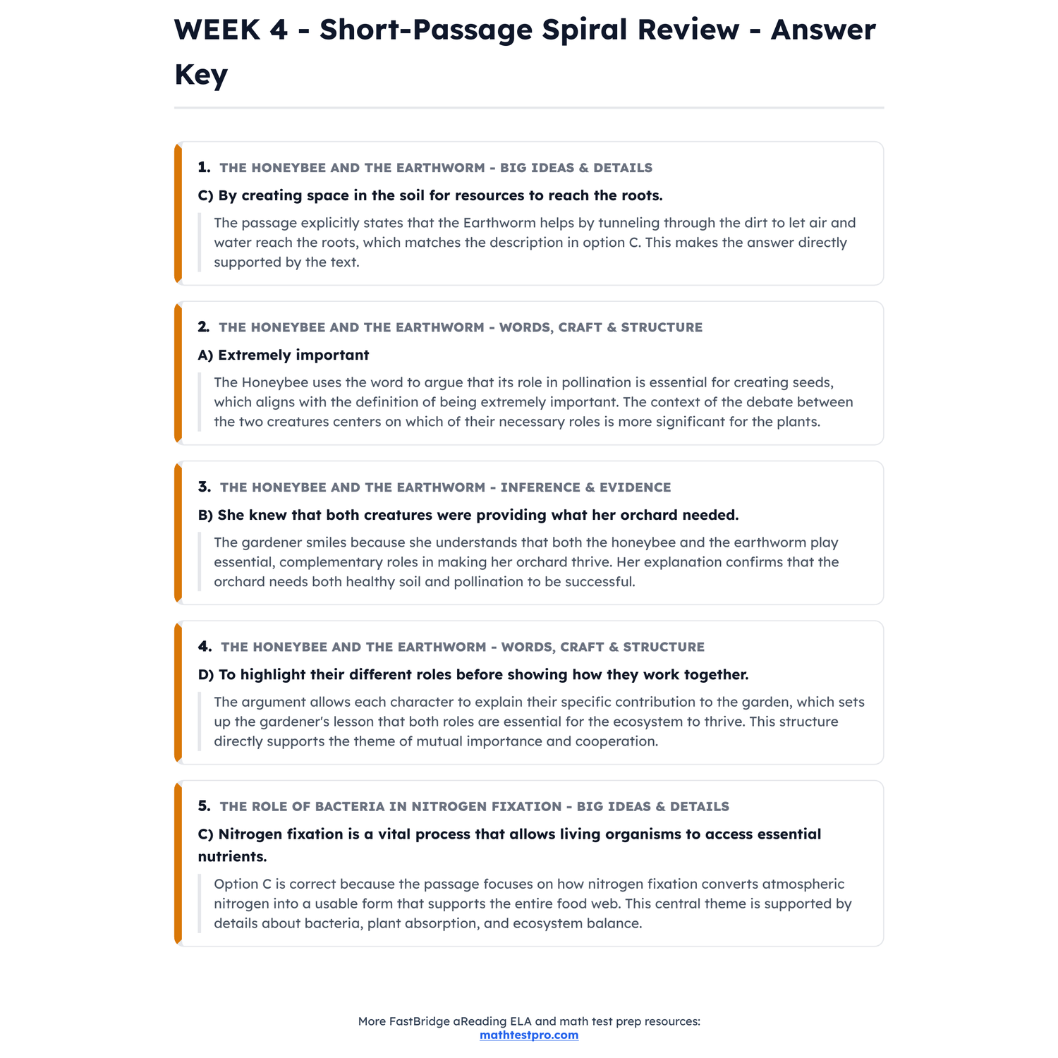 FastBridge aReading ELA Intensive Test Prep | 6th Grade | All 4 Levels (513-570) preview 4