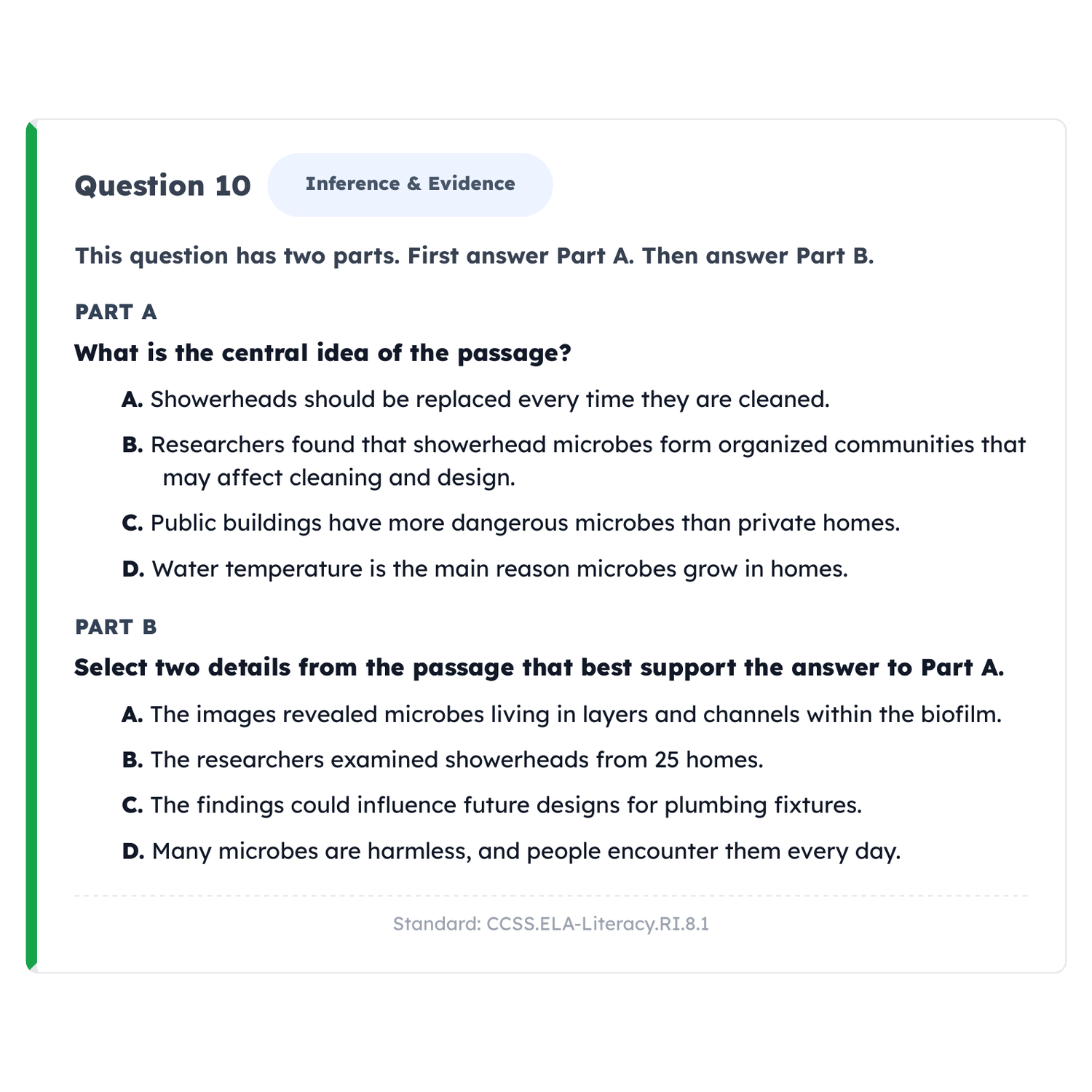 i-Ready Diagnostic ELA Intensive Test Prep | 8th Grade | All 4 Levels (525-703) preview 3