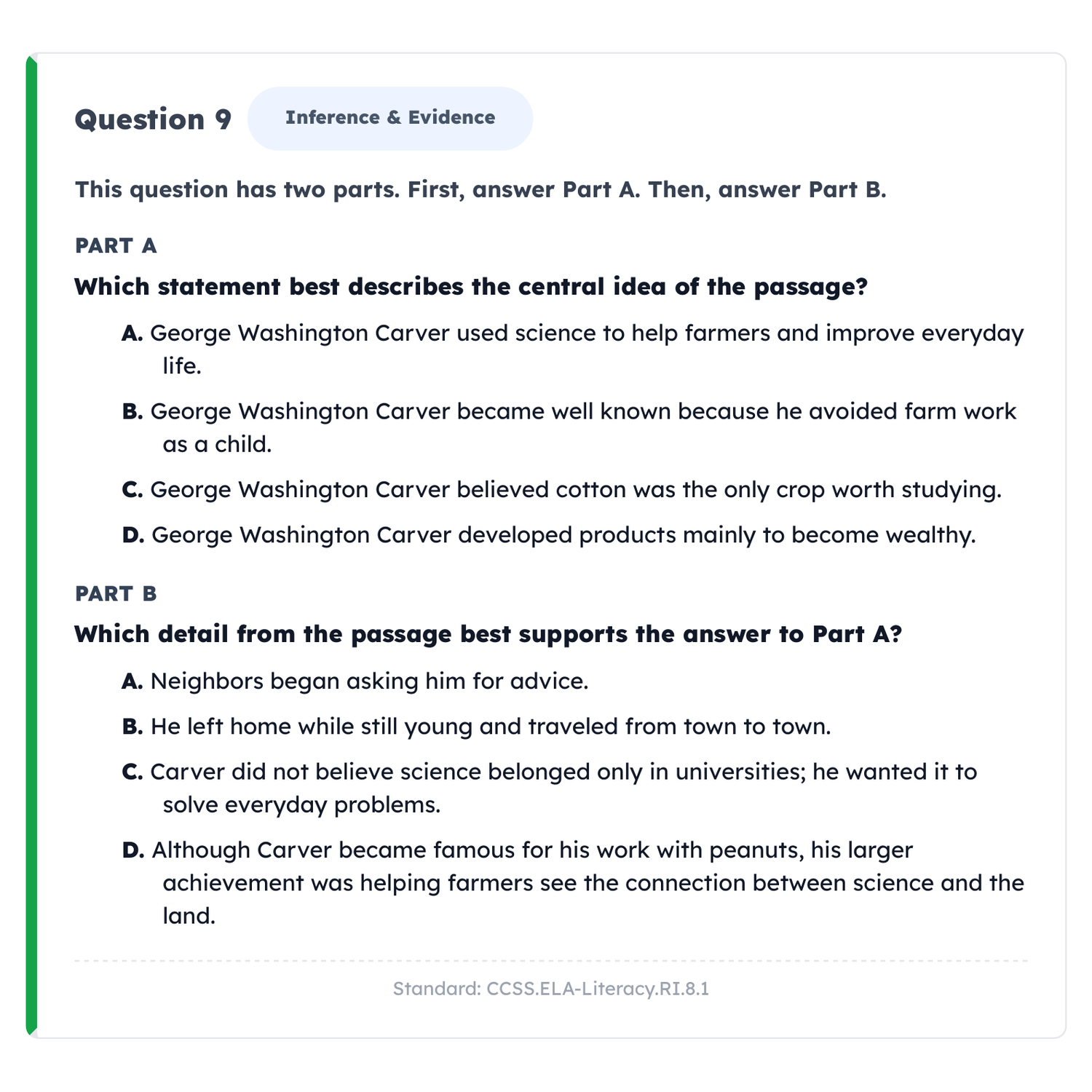 Illinois IAR ELA Intensive Prep | 8th Grade | All 4 Levels (Scale Score 650-850) preview 3