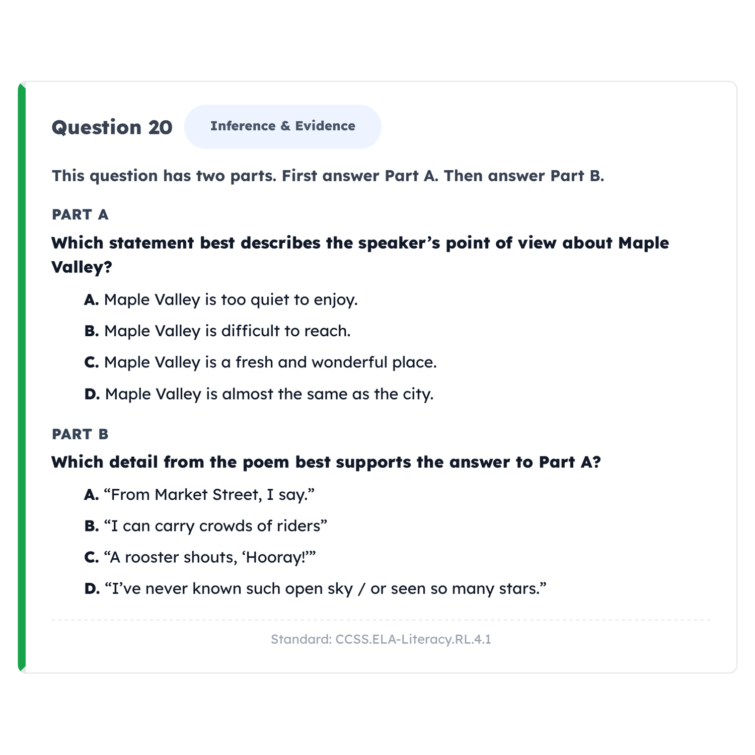 Louisiana LEAP 2025 ELA Intensive Test Prep | 4th Grade | All 4 Levels (650-850) preview 3