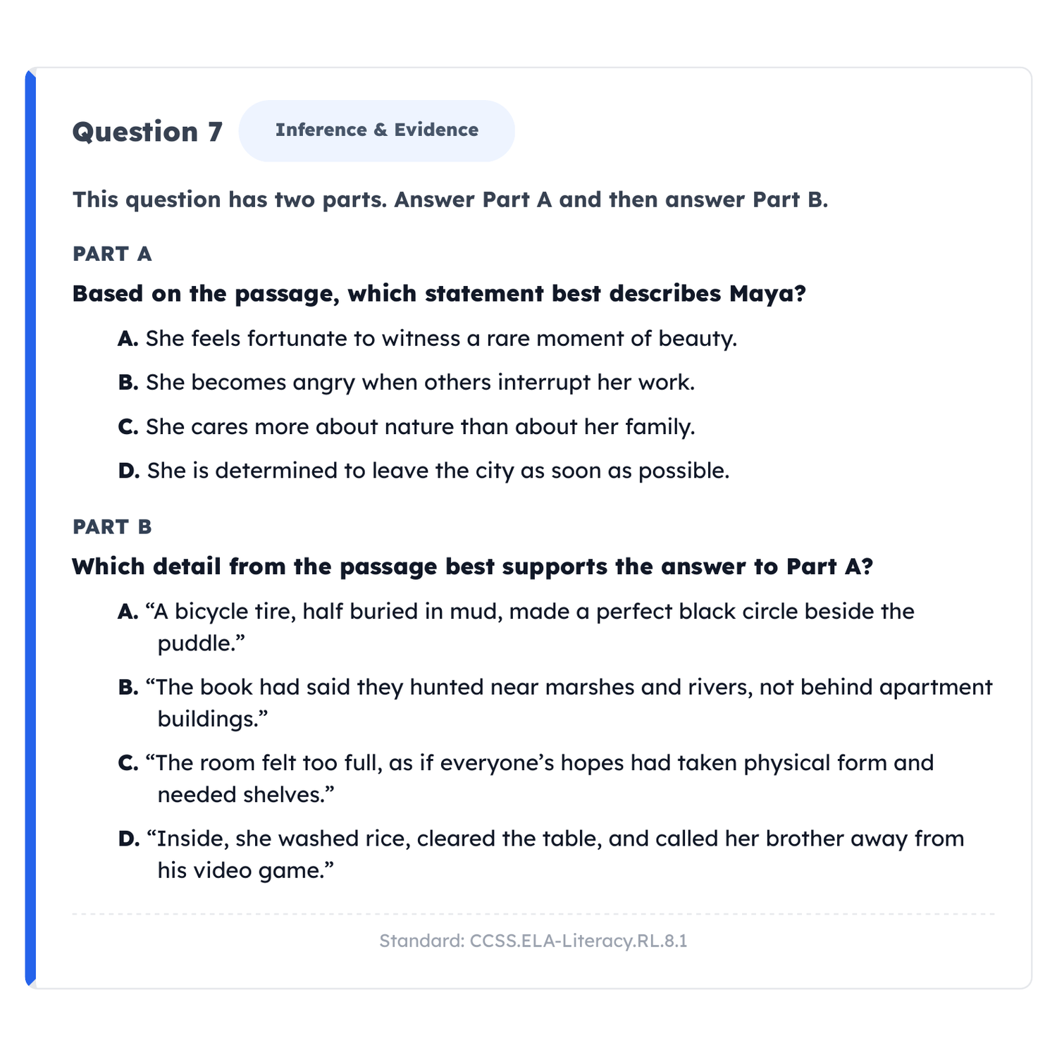 NWEA MAP Growth ELA Intensive Test Prep | 7th Grade | All 4 Levels (RIT 205-256) preview 3
