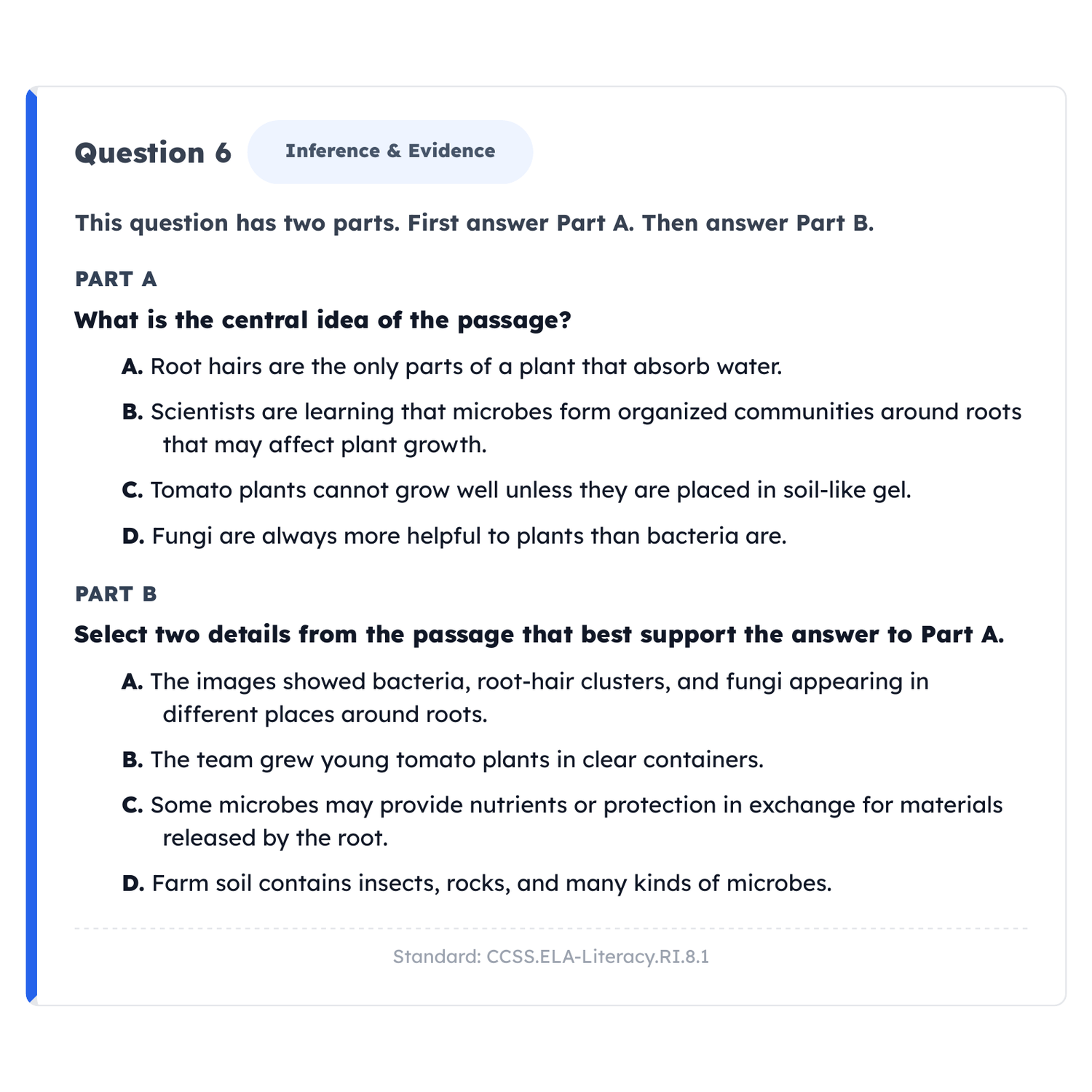 Nebraska NSCAS Growth ELA Intensive Prep | 7th Grade | All 4 Levels (2300-2880) preview 3
