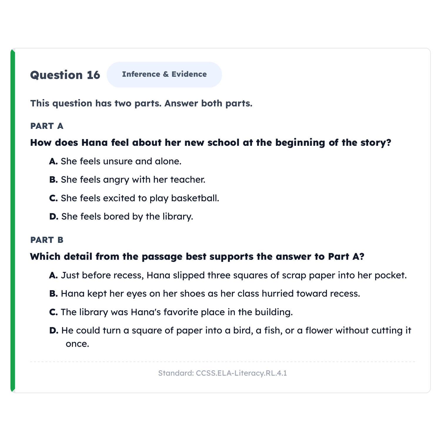 Ohio State Test ELA Intensive Test Prep | 4th Grade | All 4 Levels (549-725+) preview 3