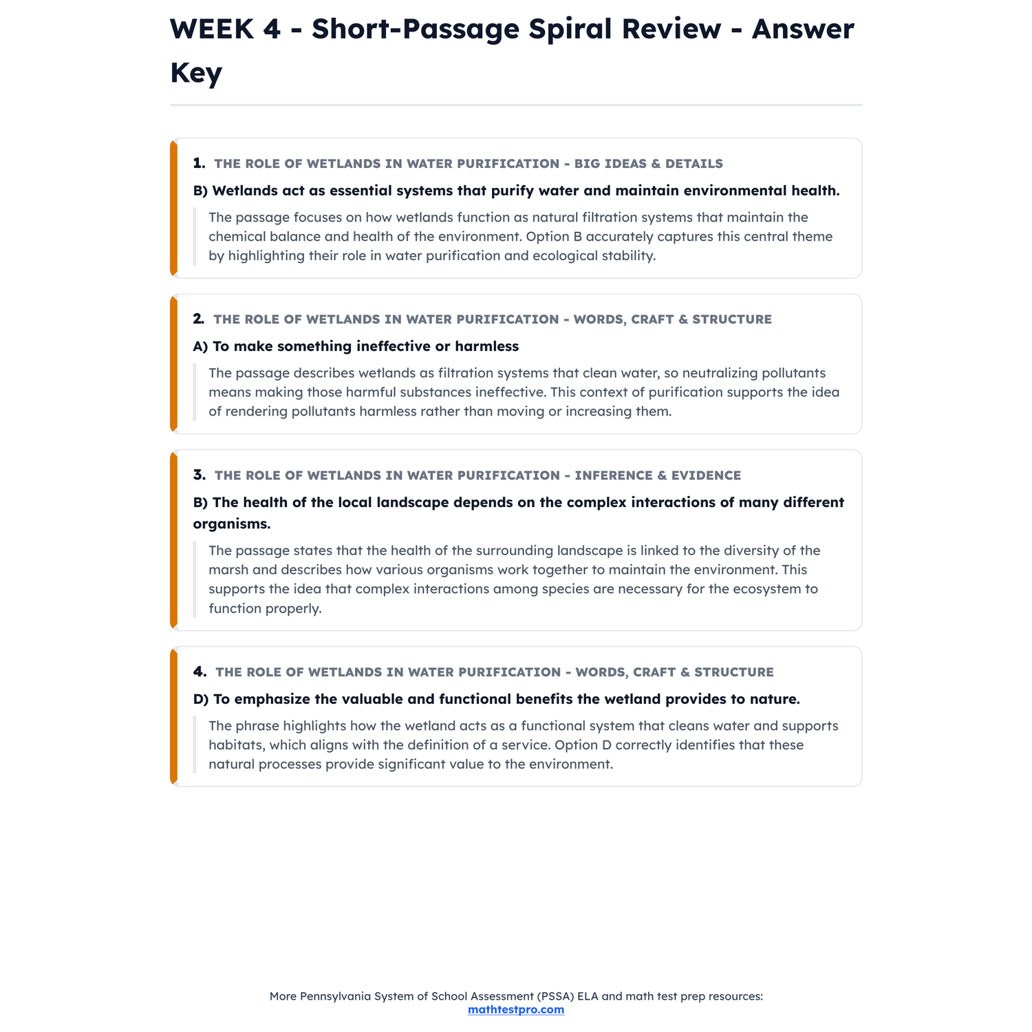 Pennsylvania PSSA ELA Intensive Test Prep | 7th Grade | All 4 Levels (600-1130+) preview 4