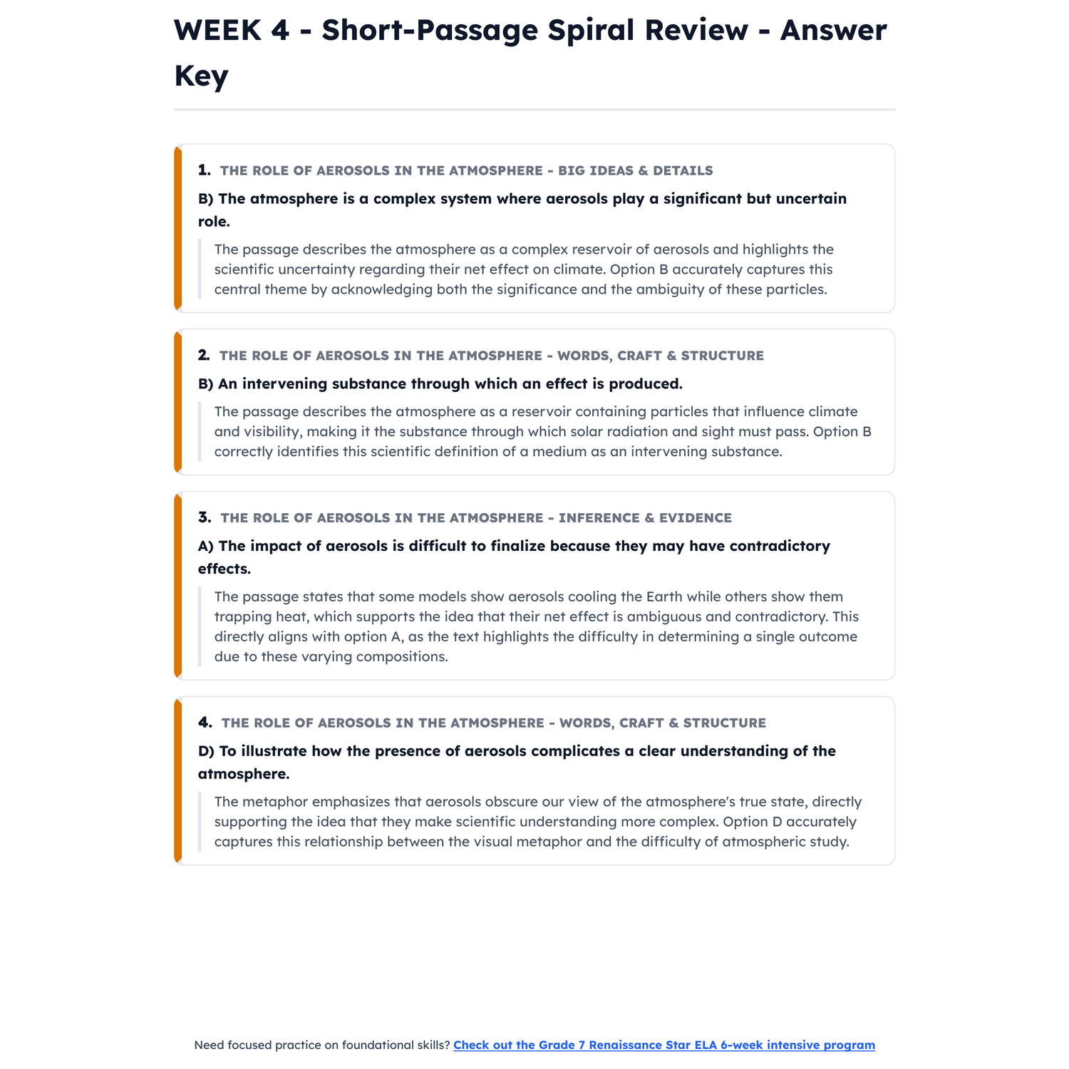 Renaissance Star ELA Intensive Test Prep | 8th Grade | All 4 Levels (1039-1131+) preview 4
