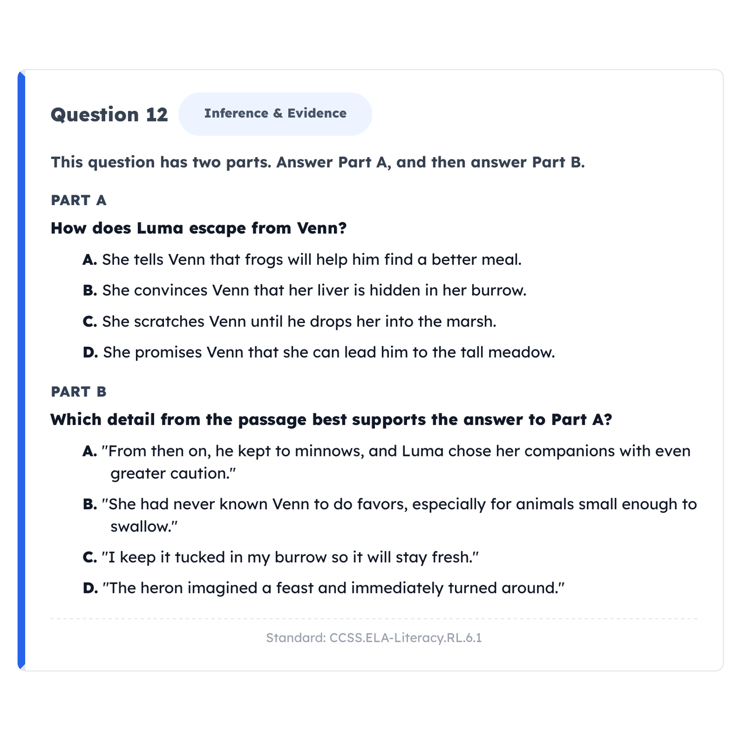 Rhode Island RICAS ELA Intensive Test Prep | 5th Grade | All 4 Levels (440-560) preview 3