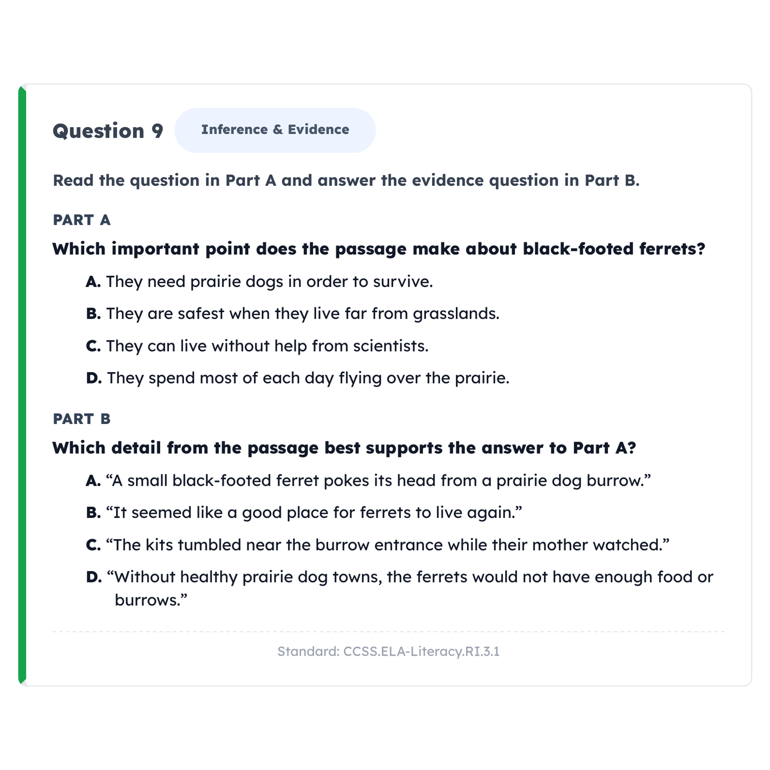 Utah RISE ELA Intensive Prep | 3rd Grade | All 4 Levels (Scale Score 291-406+) preview 3