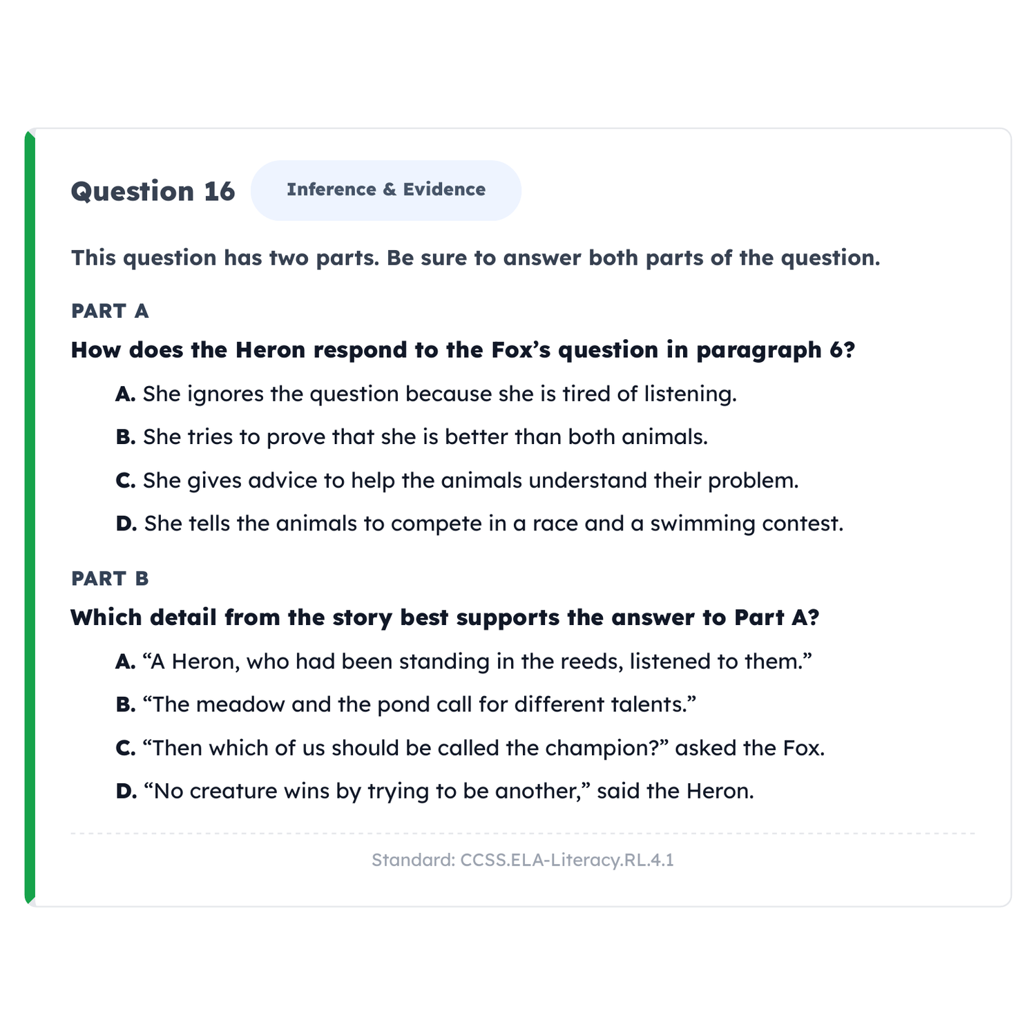Tennessee TCAP ELA Intensive Test Prep | 4th Grade | All 4 Levels (200-450) preview 3