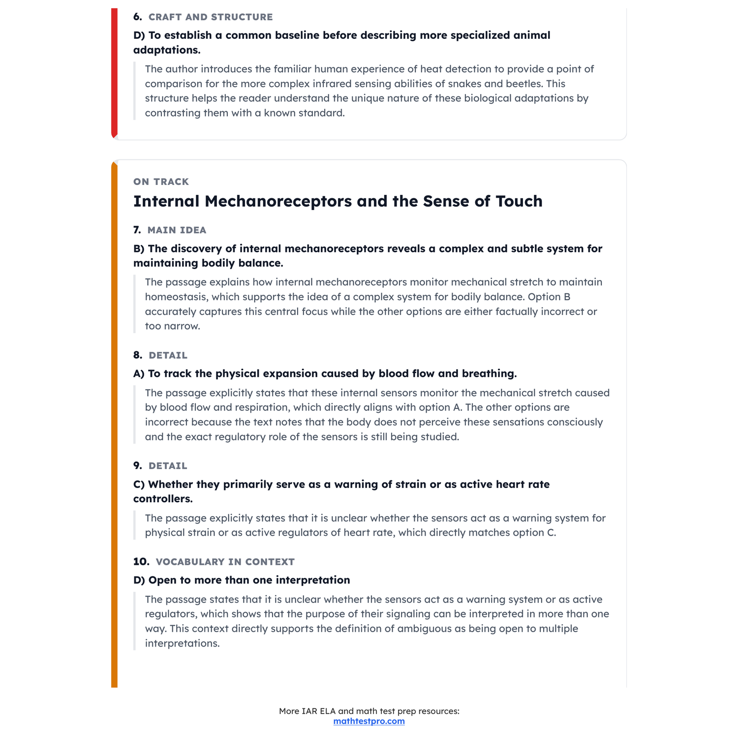 Illinois IAR ELA Test Simulation | 8th Grade | All 4 Levels (650-850) preview 4