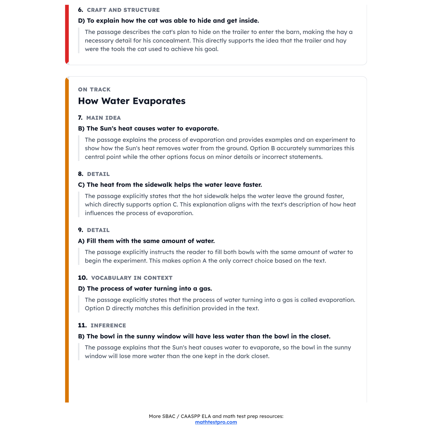 SBAC / CAASPP ELA Test Simulation | 3rd Grade | All 4 Levels (2367-2490+) preview 4