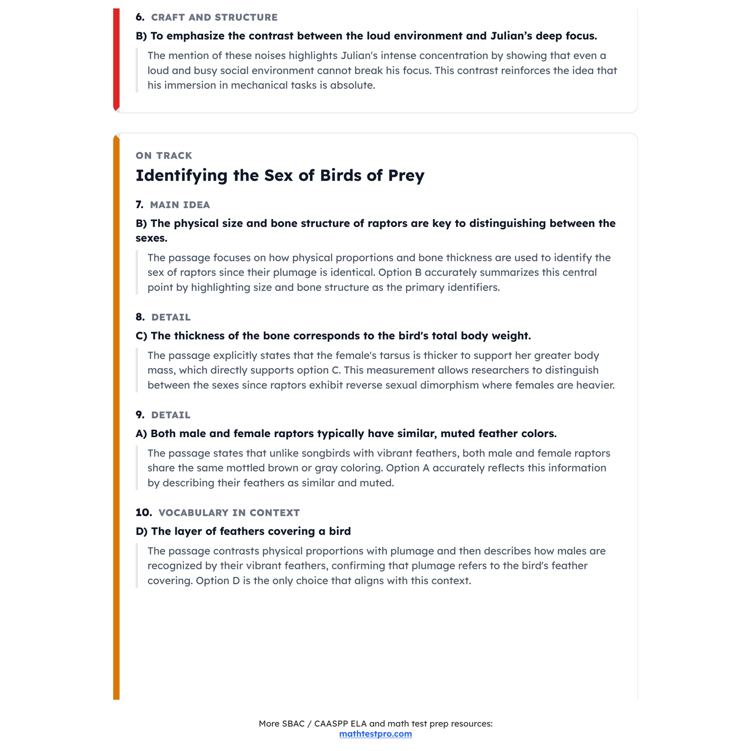 SBAC / CAASPP ELA Test Simulation | 7th Grade | All 4 Levels (2479-2649+) preview 4